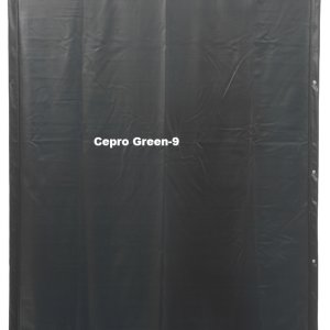 Lasgordijn groen kleur 9